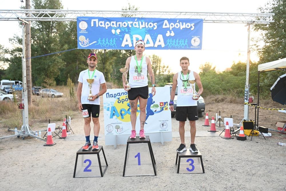 6ος Παραποτάμιος Δρόμος Άρδας: Φαρδέλλος και Λαμπούδη έκοψαν το νήμα runbeat.gr